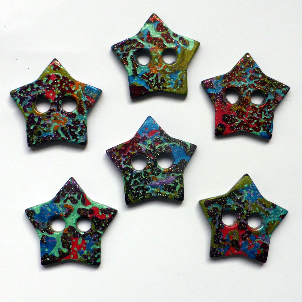 Small Star Buttons